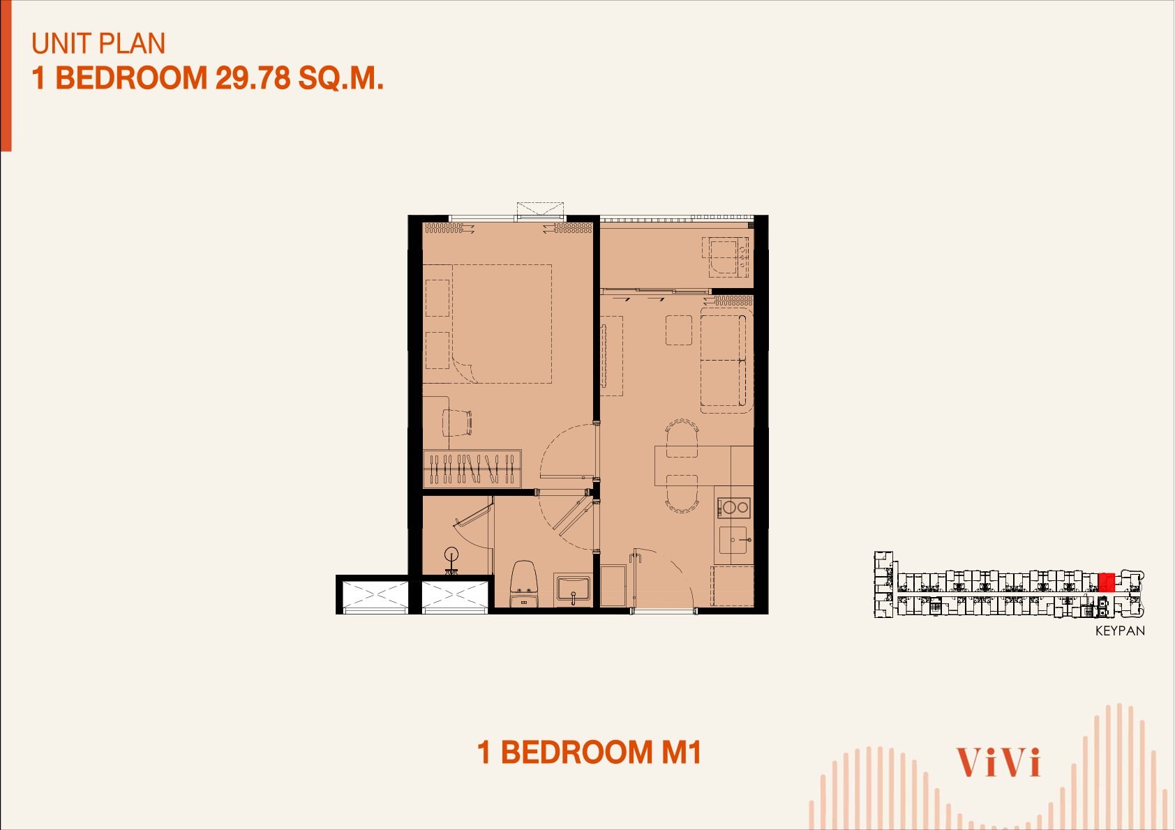 The Title Vivi — 1 Bedroom M